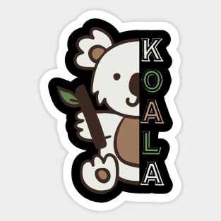 Koala Cute Comic Sticker